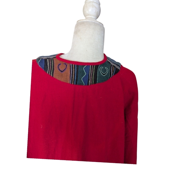 Golden Triangle People’s Art & Handicraft Cotton Tunic Embroidered Tapestry Sz L - Picture 6 of 10